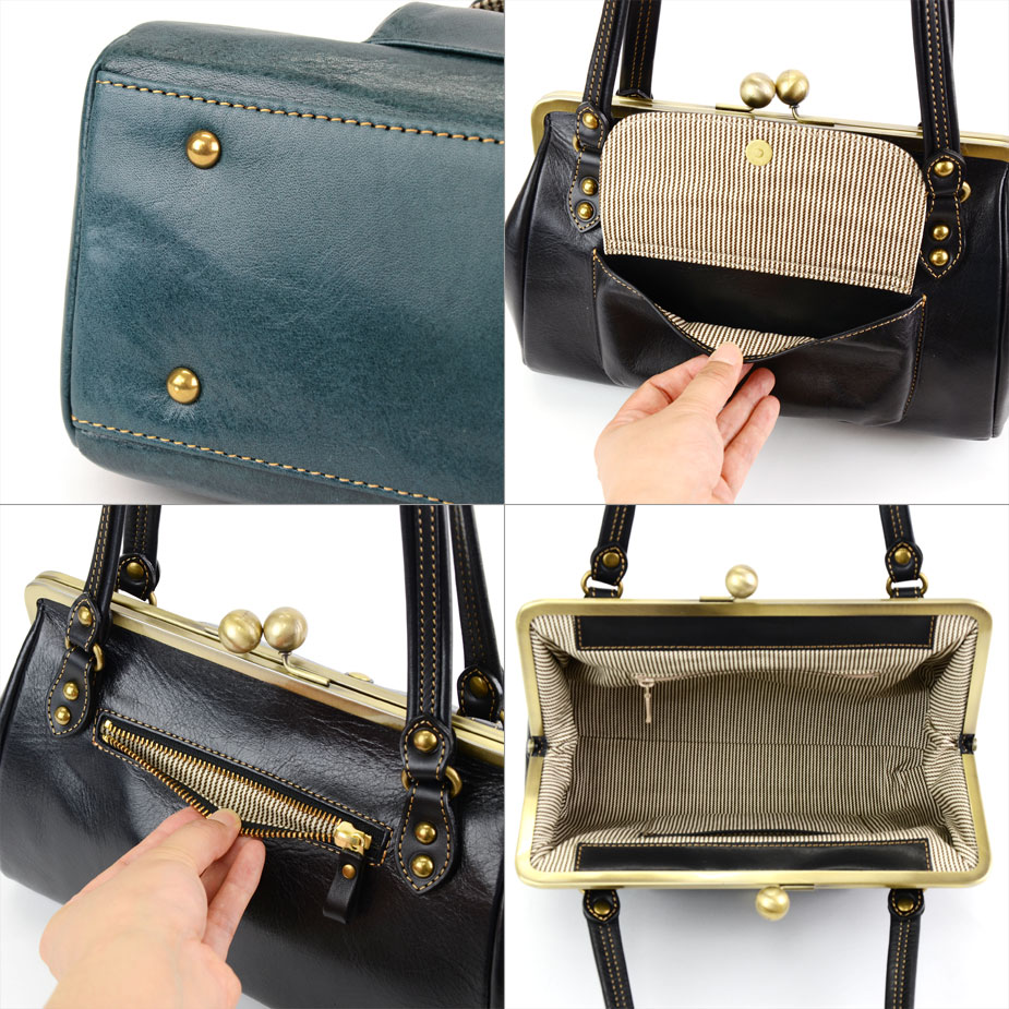 がま口ハンドバッグ トートバッグ レディース innocent Sac イノセント