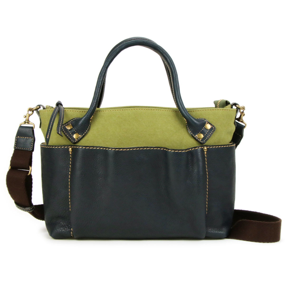 ショルダーバッグ ハンドバッグ 2Wayバッグ 角底 innocent Sac