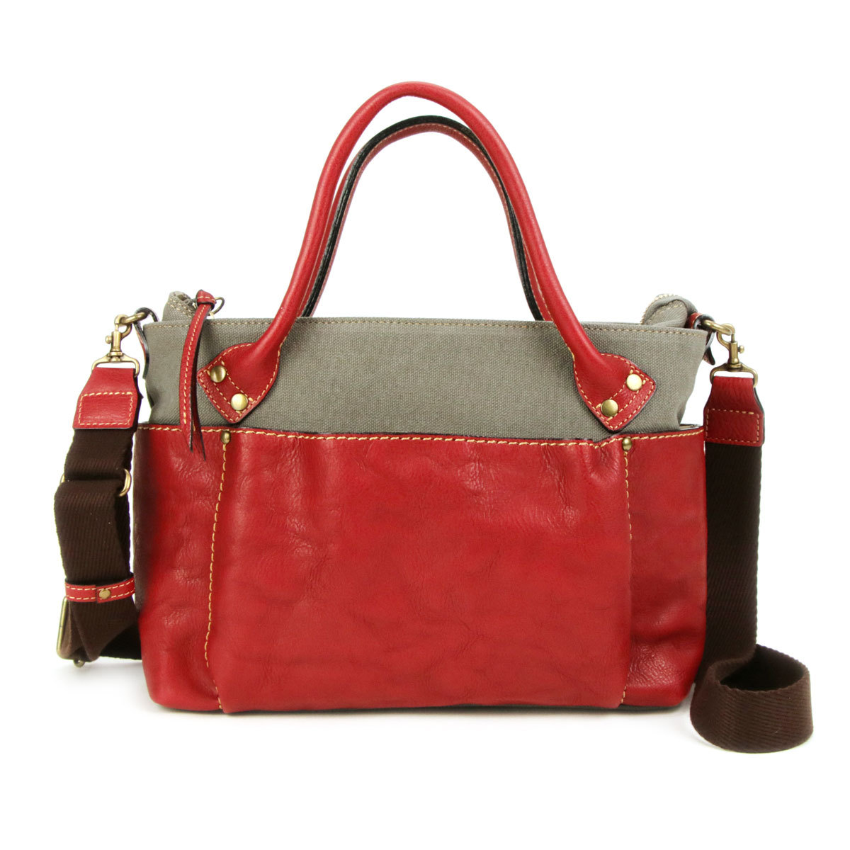 ショルダーバッグ ハンドバッグ 2Wayバッグ 角底 innocent Sac