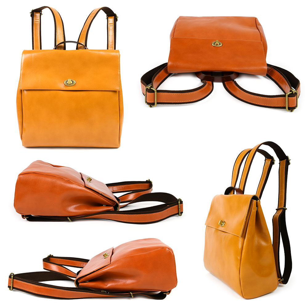 innocent Sac イノセントサック スクエア型 フラップ リュックサック