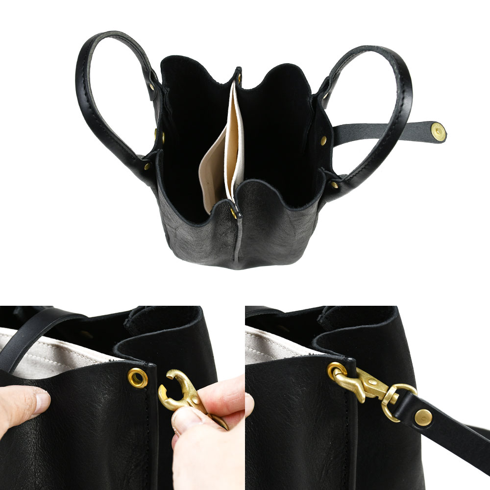 ミニトートバッグ 2way ミニショルダー BLACK レディース 小さめ 斜め