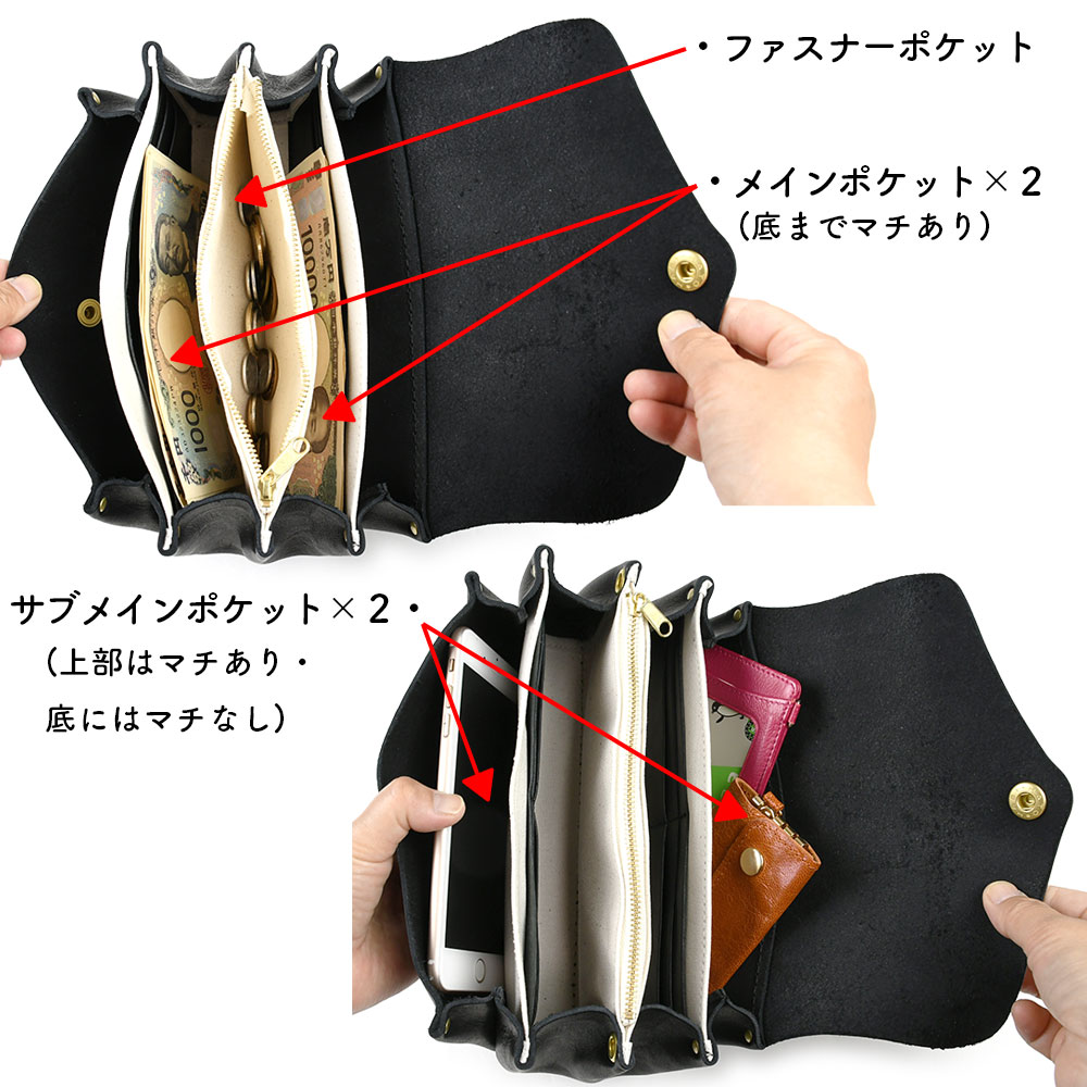 お財布ショルダー ミニショルダー ポシェット CHAM NERO チャム ネロ