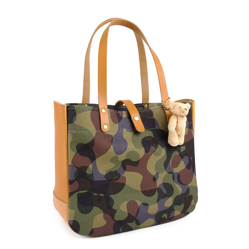 Vanilla Bear バニラベア CHAM チャム A4サイズ対応 トートバッグ 迷彩