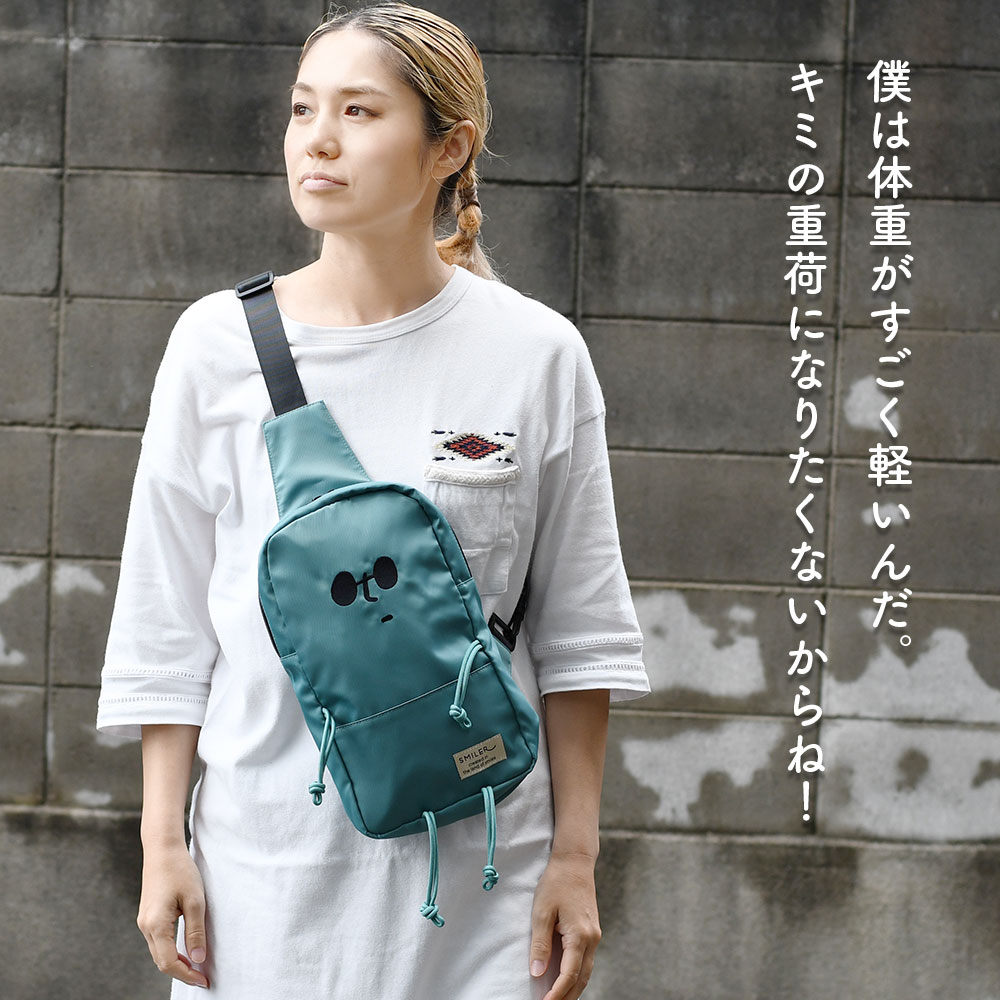専用出品です　smileflower khakiボディバッグ Buddy Bag - ブリックレッド】男女兼用ボディバッグ | SMILER