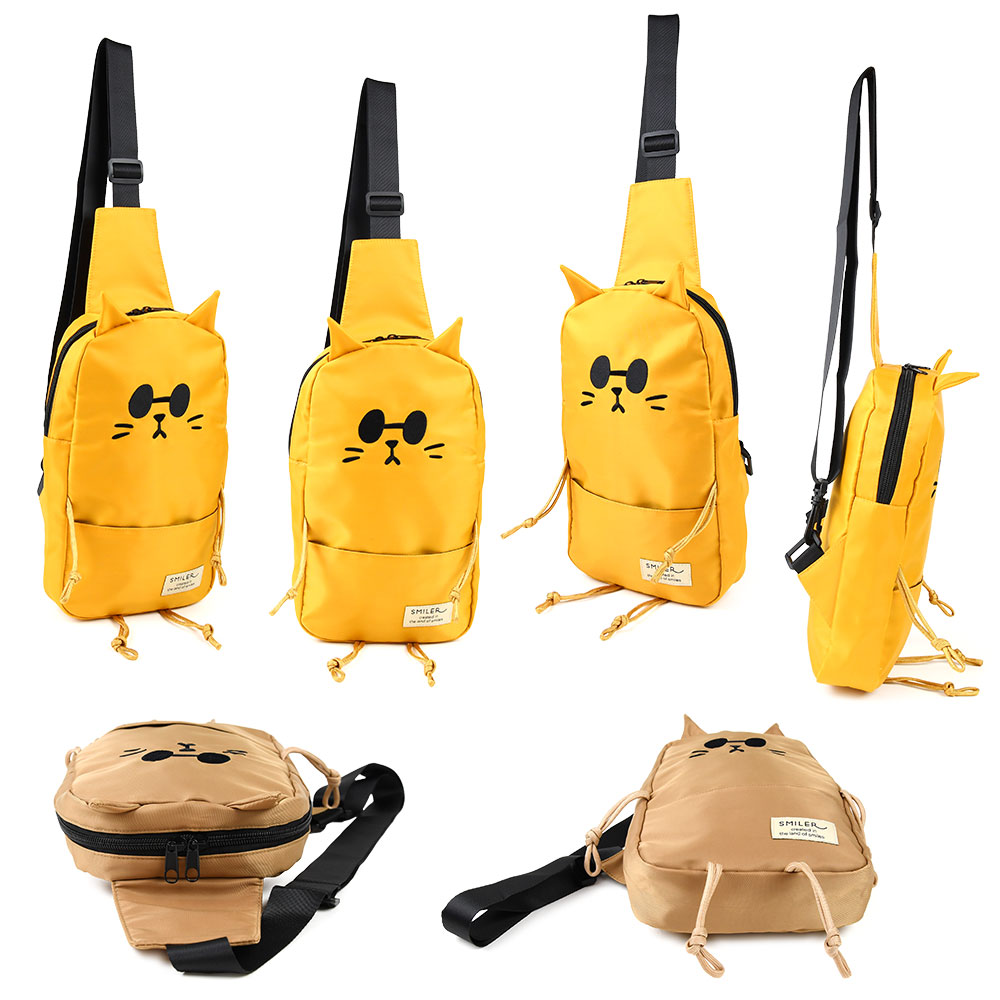 ボディバッグ ワンショルダーバッグ SMILER スマイラー CAT BUDDY BAG