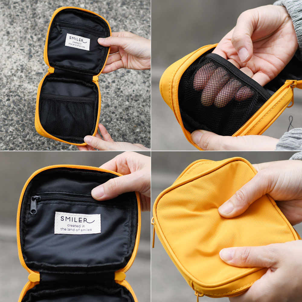 ファスナー ポーチ 小物入れ コスメポーチ 小さめ ミニポーチ 仕分け