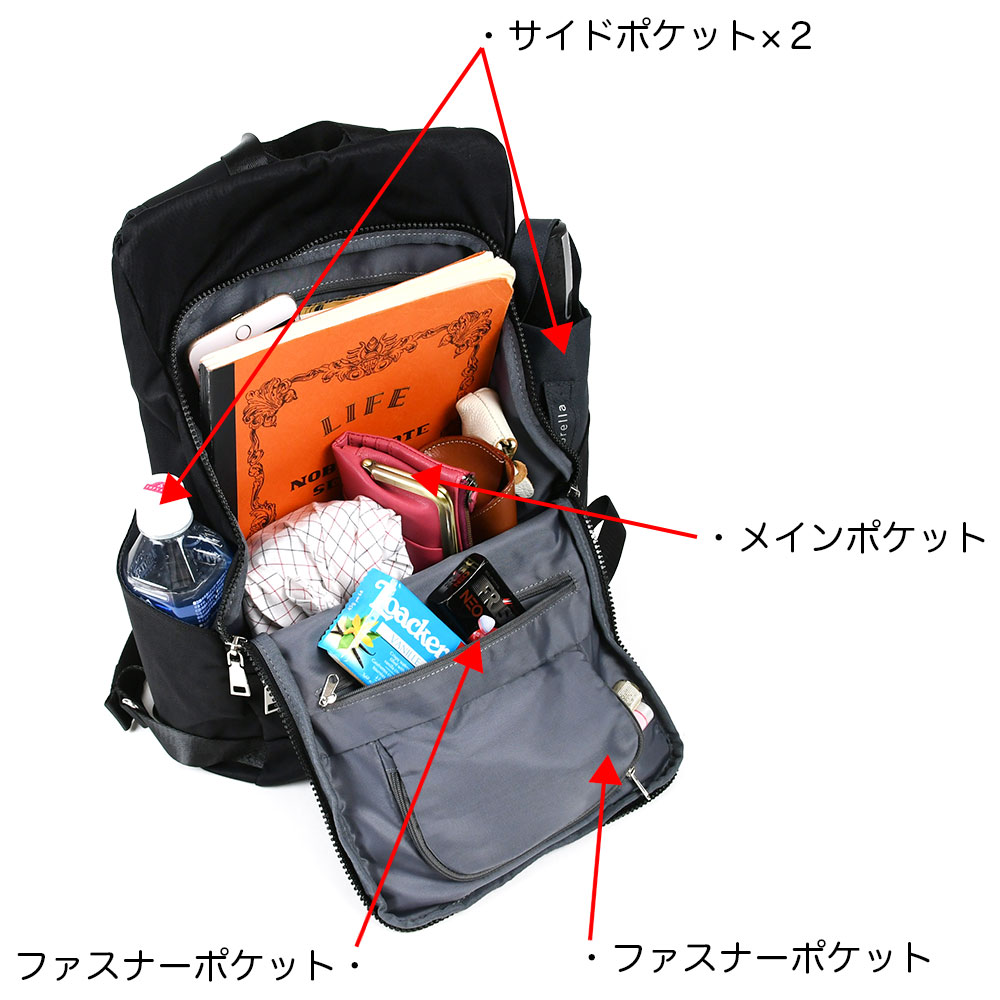 人間工学に基づいて考えたリュック Lサイズ リュックサック バックパック SOUSACK ソウサック 添うサック A4 多機能 ポケット多い レディース メンズの画像