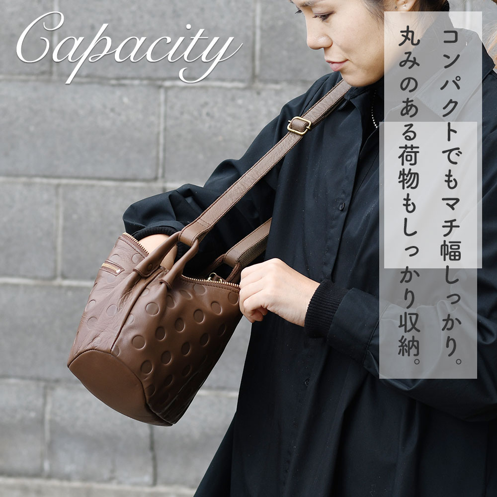 zucchero filato（ズッケロ フィラート） 水玉 ドット ミニショルダー
