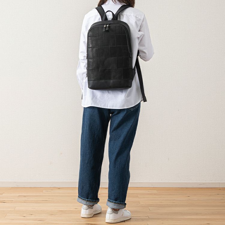 TRION（トライオン） リュックサック レザーリュック DPC261 BLACK