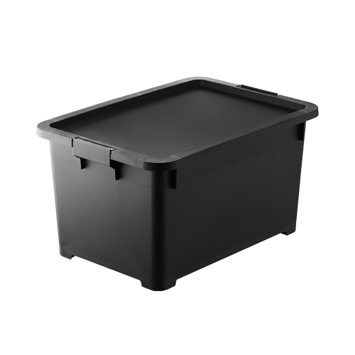 NEIGHBORHOOD 収納ケース 黒　大 中 小 ３点セット JEJアステージ (3個セット特価) 収納ボックス 深型 奥行55cm 黒