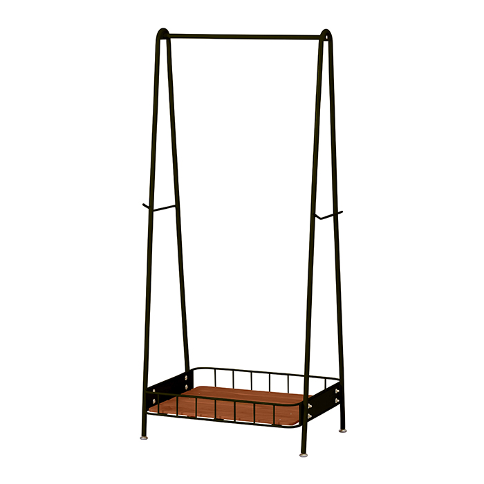 ハンガーラック コートハンガーラック 黒 ブラック おしゃれ ヴィンテージ風 コート掛け 洋服掛け Mash マッシュ 弘益 BCH600 (メーカー直送・代引不可) | 弘益 | 02