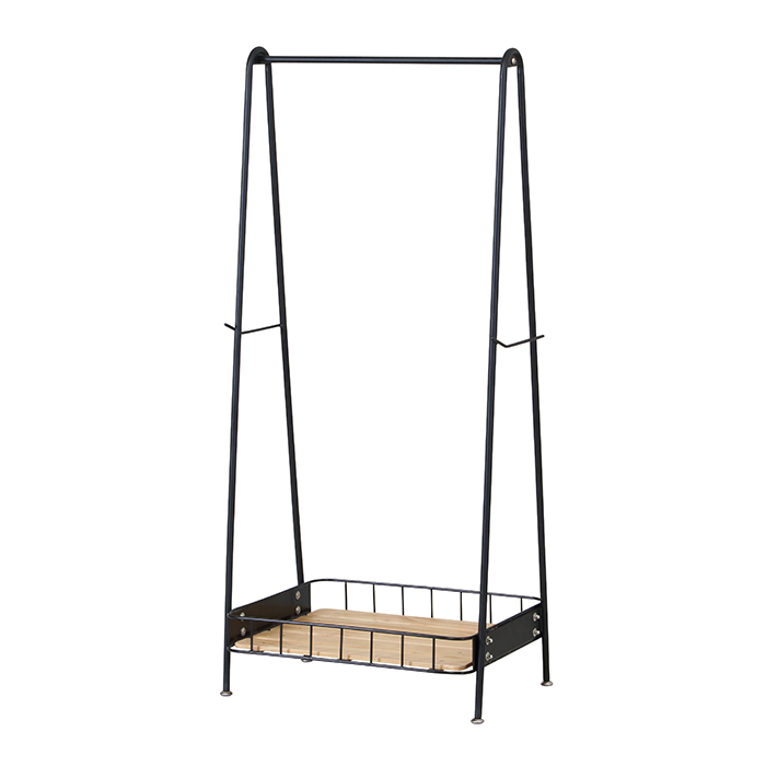 ハンガーラック コートハンガーラック 黒 ブラック おしゃれ ヴィンテージ風 コート掛け 洋服掛け Mash マッシュ 弘益 BCH600 (メーカー直送・代引不可) | 弘益 | 01