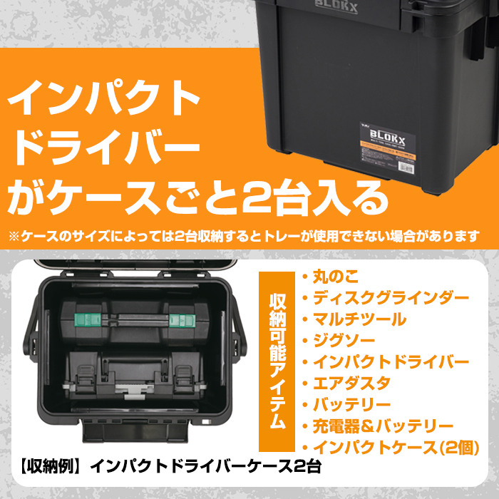 JEJアステージ 工具箱 ツールボックス マルチツールケース 深型 BLOKX