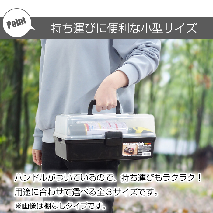 JEJアステージ ツールボックス 棚付き 400 シェルフパワー モノトーン