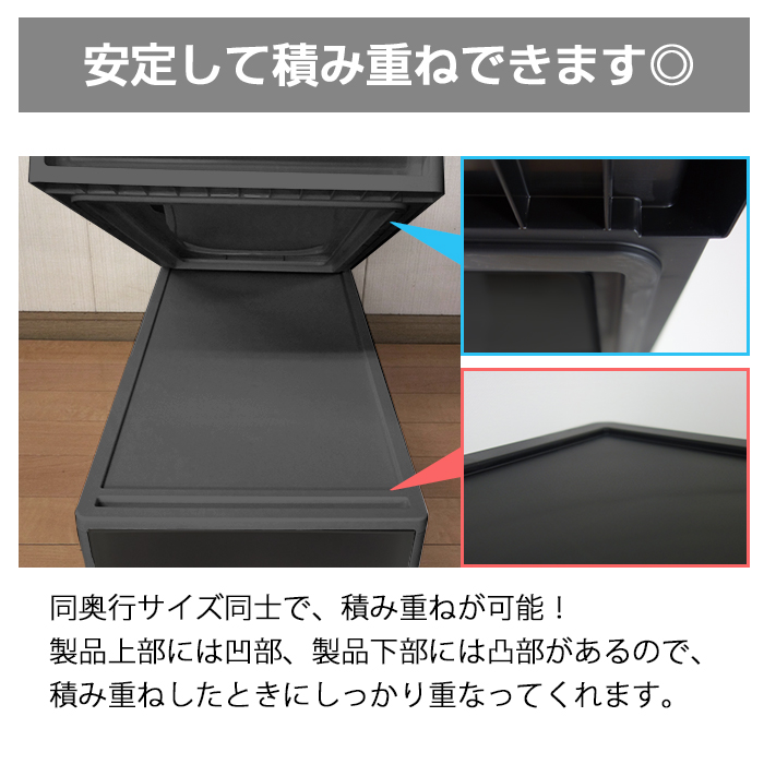 140-A47 奥行74cm 高さ18cm 1段チェスト