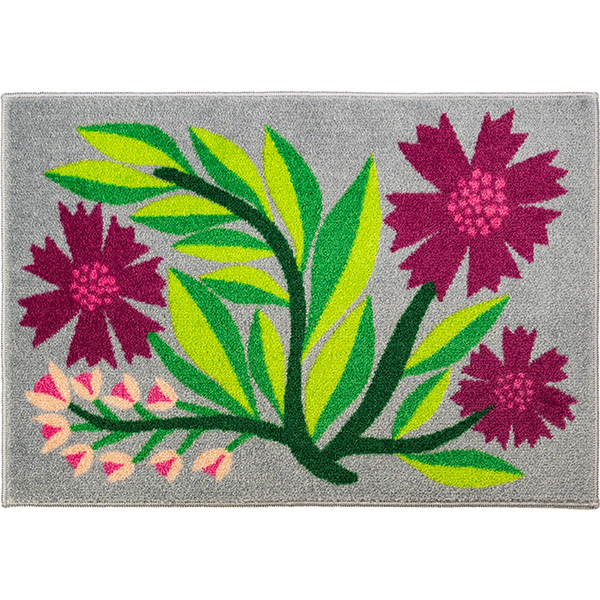 BOOKHOU 玄関マット 洗える 防滑加工 吸水加工 45×65 クリーンテックス DH00001 DH00002 DH00003 DH00004 DH00005 DH00006 日本製 花柄 小さめ | クリーンテックス・ジャパン | 02