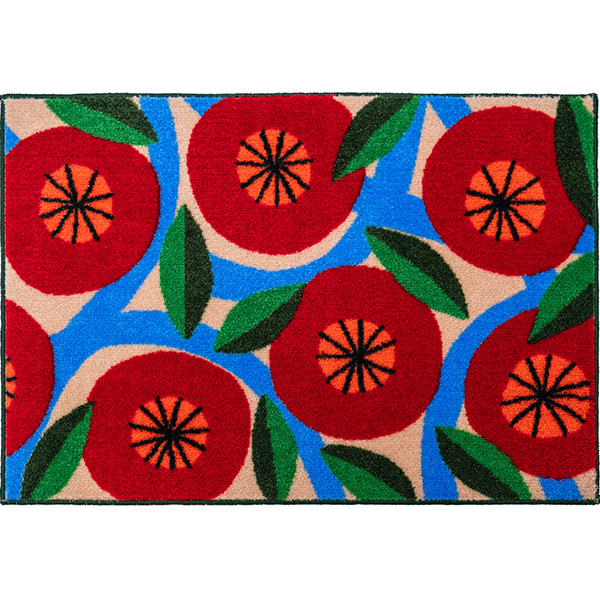 BOOKHOU 玄関マット 洗える 防滑加工 吸水加工 45×65 クリーンテックス DH00001 DH00002 DH00003 DH00004 DH00005 DH00006 日本製 花柄 小さめ | クリーンテックス・ジャパン | 05