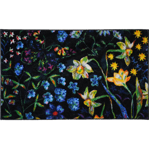 mumea 玄関マット 洗える 防滑加工 吸水加工 45×75 クリーンテックス DZ00001 DZ00002 DZ00003 日本製 ノスタルジック 花柄 小さめ | クリーンテックス・ジャパン | 03