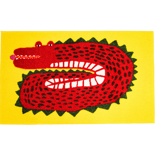 emoemo 玄関マット 洗える 防滑加工 吸水加工 45×75 クリーンテックス EC00001 EC00002 EC00003 EC00004 EC00005 EC00006 日本製 動物 ビビッド 小さめ | クリーンテックス・ジャパン | 06