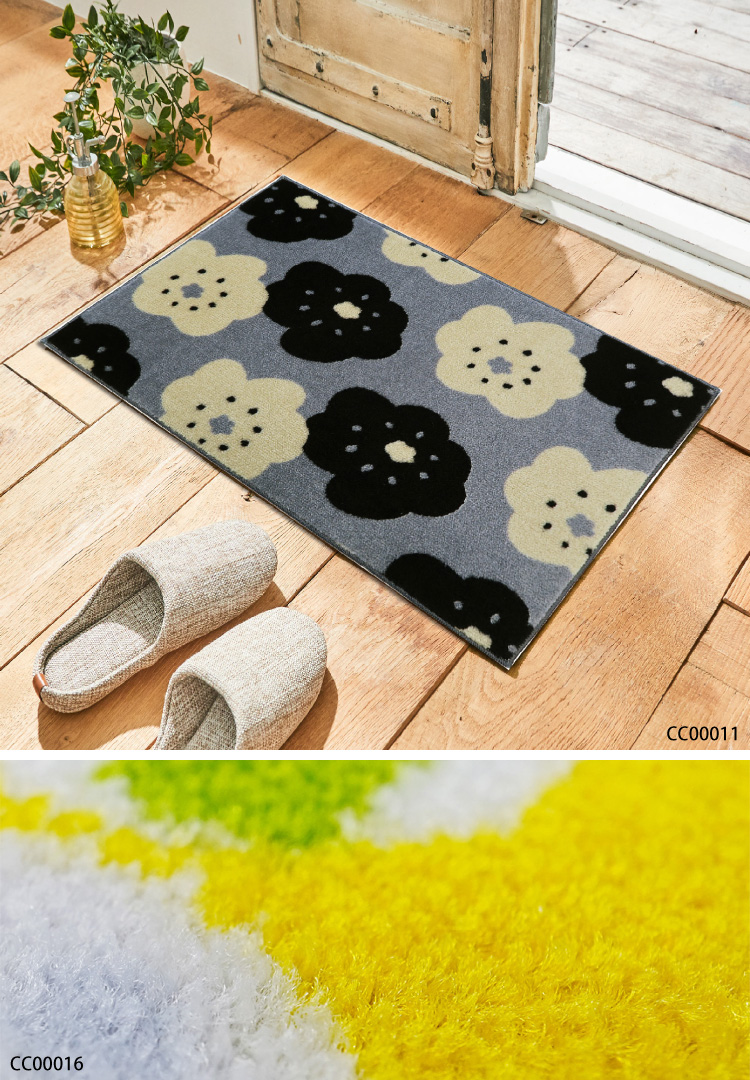 SOU・SOU ソウソウ 玄関マット 洗える 防滑加工 吸水加工 45×75 クリーンテックス CC00001 CC00006 CC00007 CC00011 CC00016 日本製 和風 小さめ | クリーンテックス・ジャパン | 12