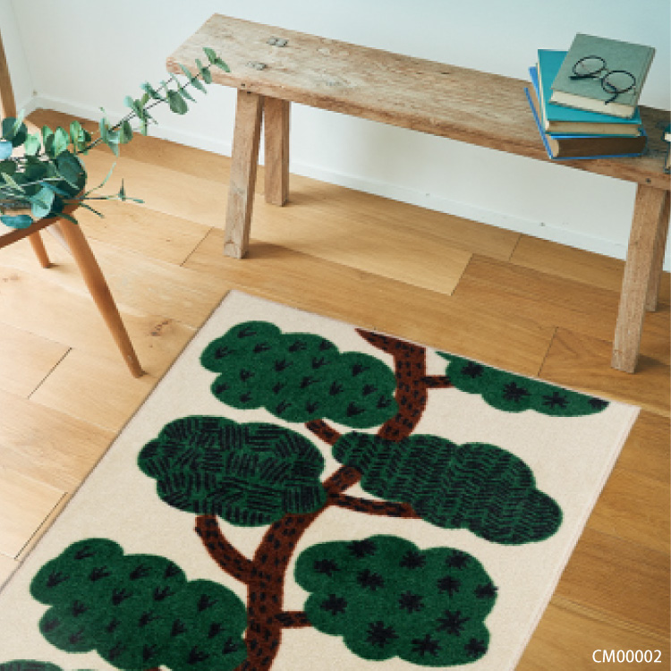 Eri Shimatsuka 玄関マット 洗える 防滑加工 吸水加工 110×60 クリーンテックス CM00002 CM00003 日本製 北欧 デザイン 大きめ | クリーンテックス・ジャパン | 06
