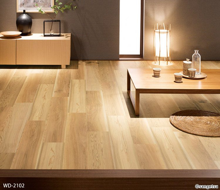 サンゲツ フロアタイル ウッド ケース売り 木目調 WD2068 WD2069 WD2070 WD2071 WD2072 WD2073 WD2074 WD2097 WD2102 WD2103 WD2104 WD1046 屋内 土足可 | サンゲツ | 20