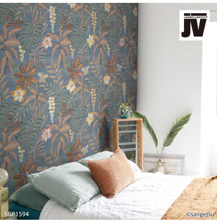 サンゲツ（SANGETSU） 輸入壁紙 Jardin Tropical 100.5cm巾 草木