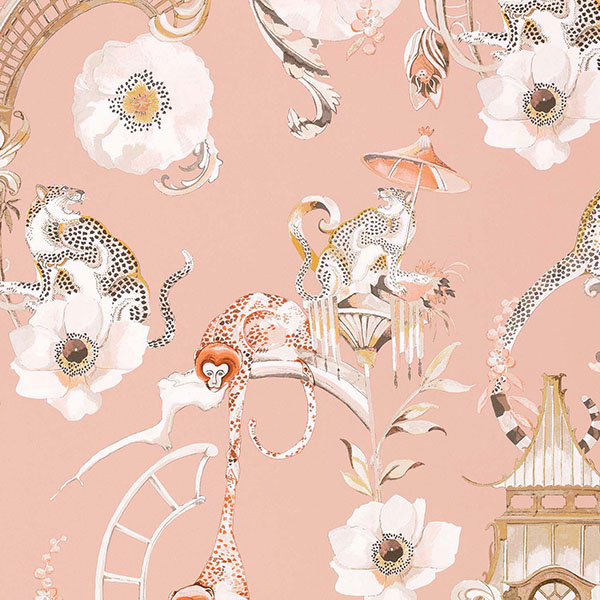 TECIDO（テシード） 輸入壁紙 イギリス 海外 アニマル 動物 ヒョウ