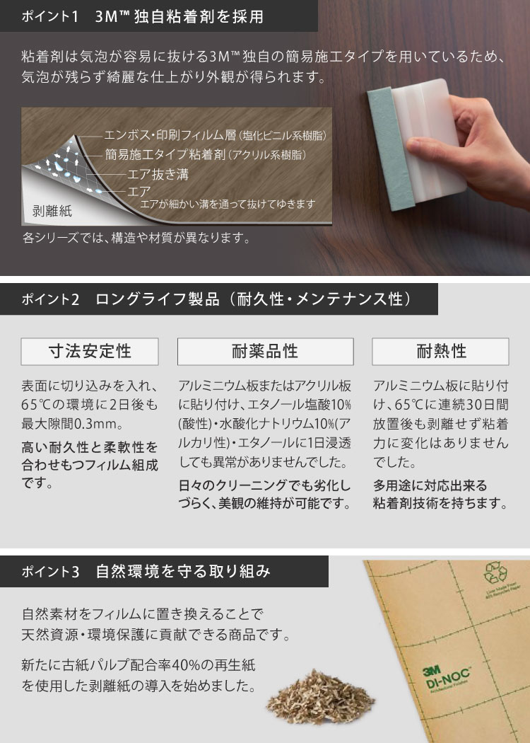 ［5mから販売 10cm単位］ 3M ダイノック 粘着フィルム 122cm巾 メタル ME1961 ME2022 ME2023 ME2024 ME2025 ME2026 ME2027 ME2172 ME2554 ME2559 ME2560 ME2561 | 3M | 21
