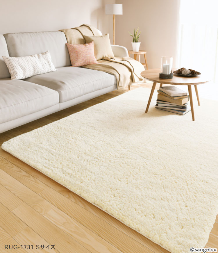 サンゲツ（SANGETSU） ラグ 140×200 防炎 抗菌 防ダニ ホット