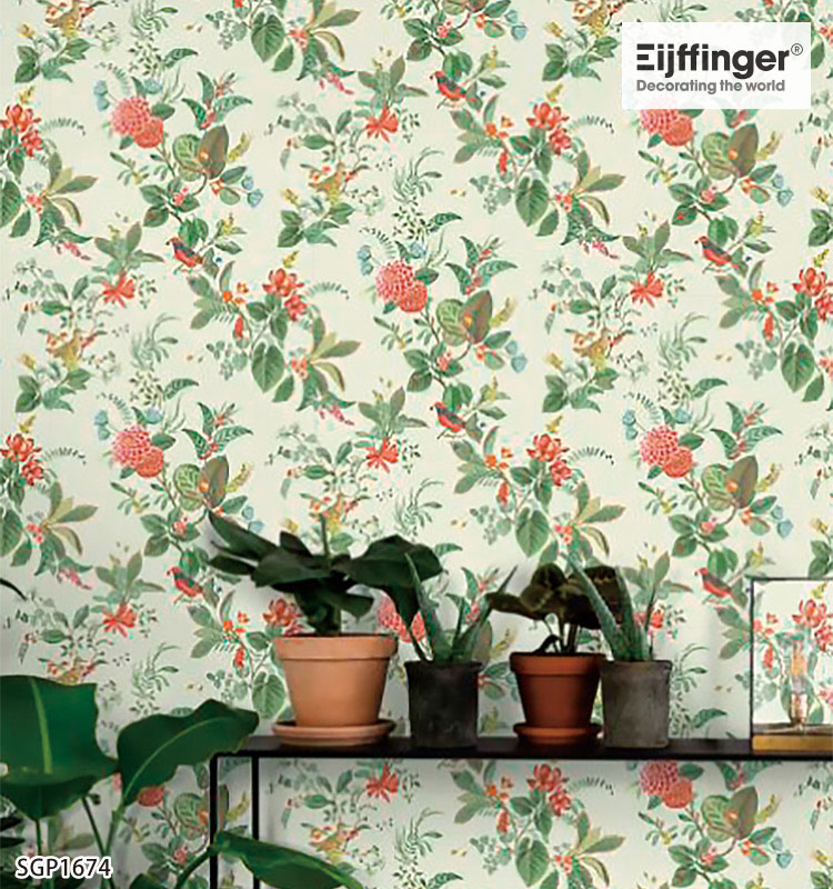 サンゲツ XSELECT 輸入壁紙 オランダ Eijffinger 花柄 植物
