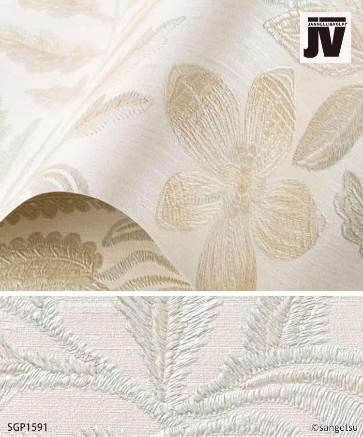 サンゲツ（SANGETSU） 輸入壁紙 Jardin Tropical 100.5cm巾 草木