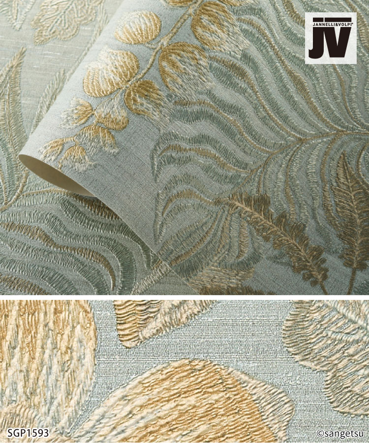 サンゲツ（SANGETSU） 輸入壁紙 Jardin Tropical 100.5cm巾 草木