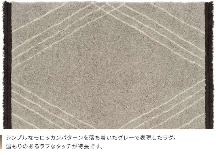 東リ（TOLI） ラグ 防ダニ ラグ 200x140cm ラグマット 日本製 シンプル