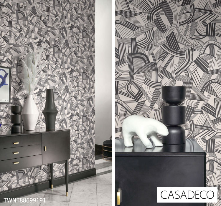 TECIDO（テシード） 輸入壁紙 フランス製 CASADECO 幾何学模様