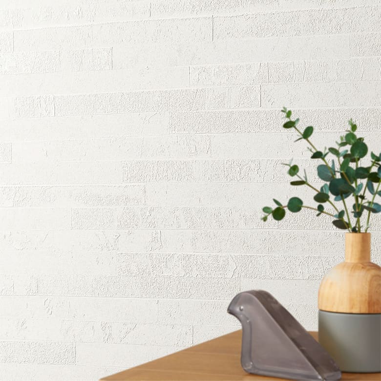 サンゲツ（SANGETSU） 壁紙 レンガ 白 タイル のりなし クロス