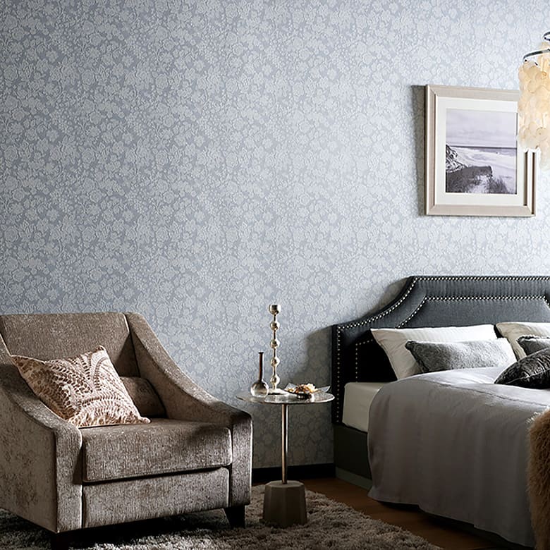 BEST 壁紙 フェミニン エレガンス レース ダマスク のりなし クロス 花