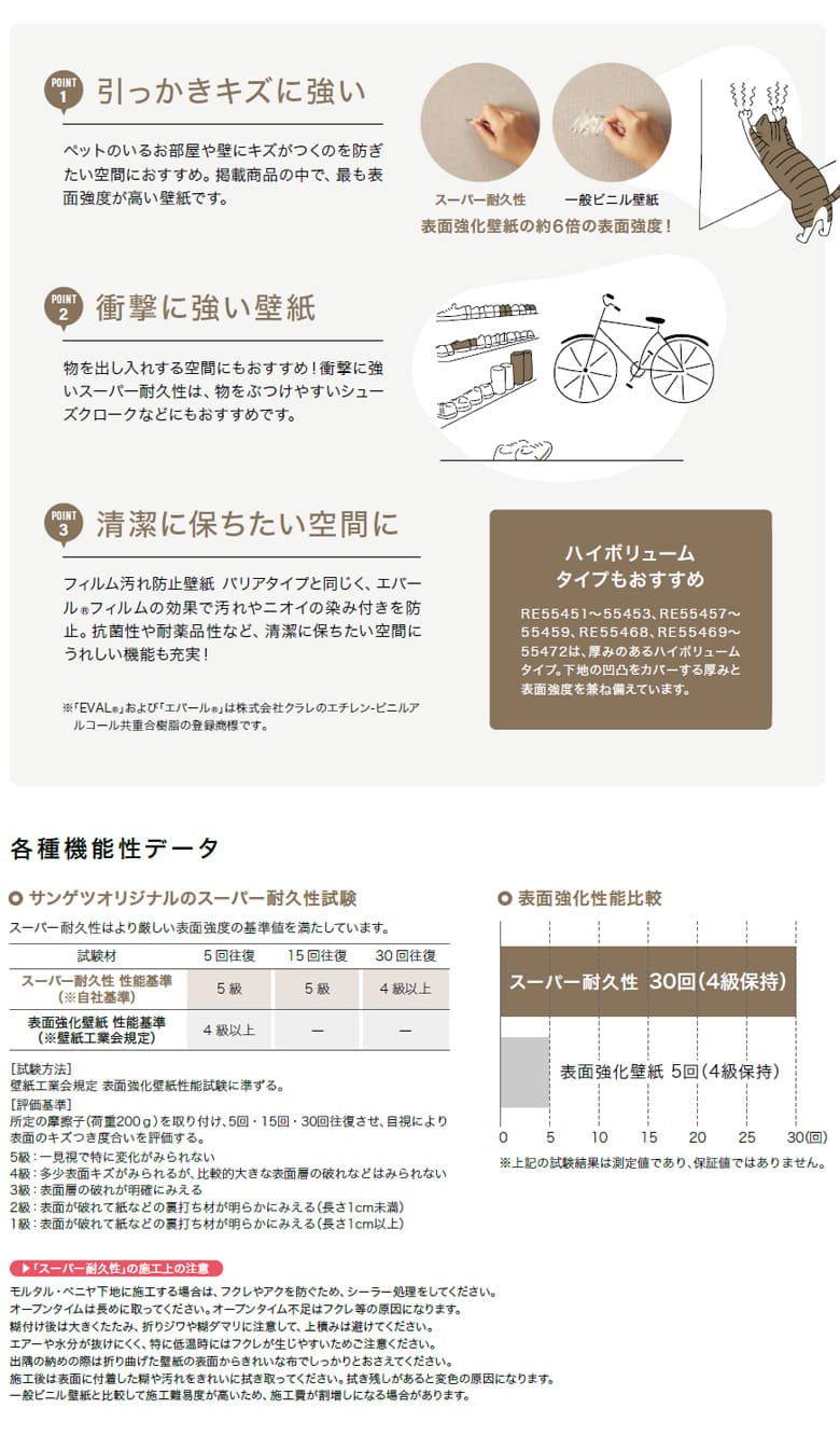 サンゲツ（SANGETSU） 壁紙 のりなし クロス 国産壁紙 グレー ペット