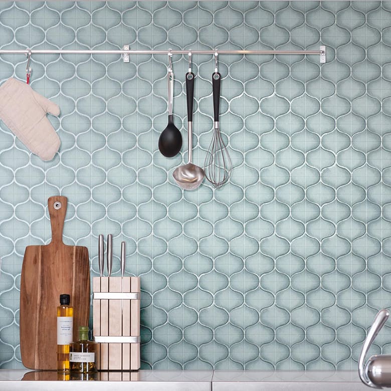 サンゲツ（SANGETSU） 壁紙 のり付き クロス モロッカン柄 ブルー