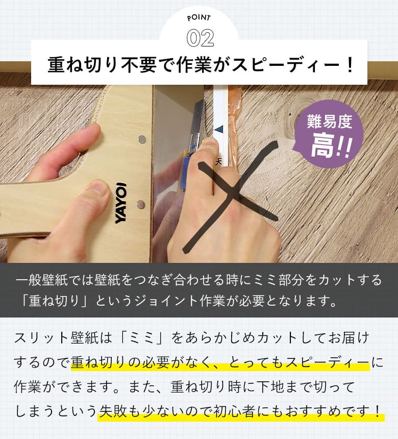 壁紙 のり付き 「スリット壁紙 ミミなし」 コ...の詳細画像3