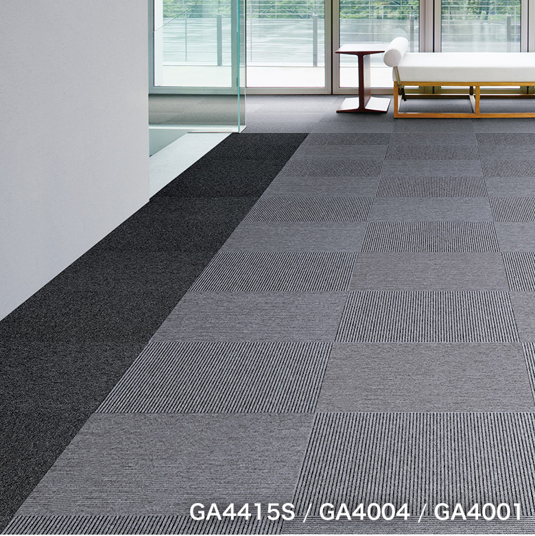 東リ（TOLI） タイルカーペット GA-400S ストライプ 50×50cm 安い DIY