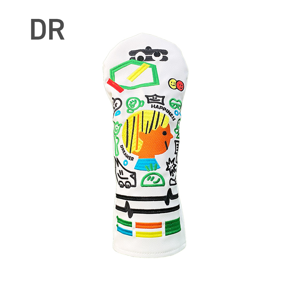 ヘッドカバー3個セット　DR（460cc対応）/FW/UT ゴルフ ヘッドカバー ドライバー 3点セット フェアウェイウッド