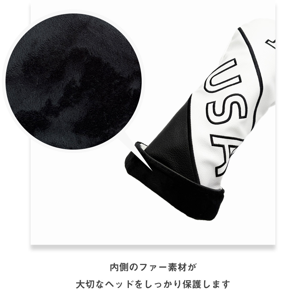 ヘッドカバー ゴルフクラブカバー ドライバーカバー 4点セット ウッド