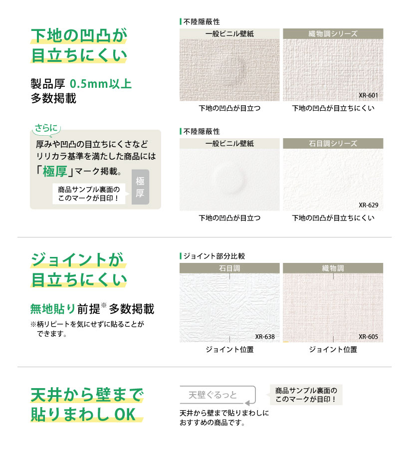 壁紙 のりなし リリカラ XR エックスアールクロス 国産 カットサンプル 1m 3m 5m 10m 30m 50m | リリカラ | 06