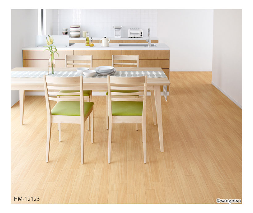 サンゲツ（SANGETSU） クッションフロア マホガニー HM-12123 HM-12124