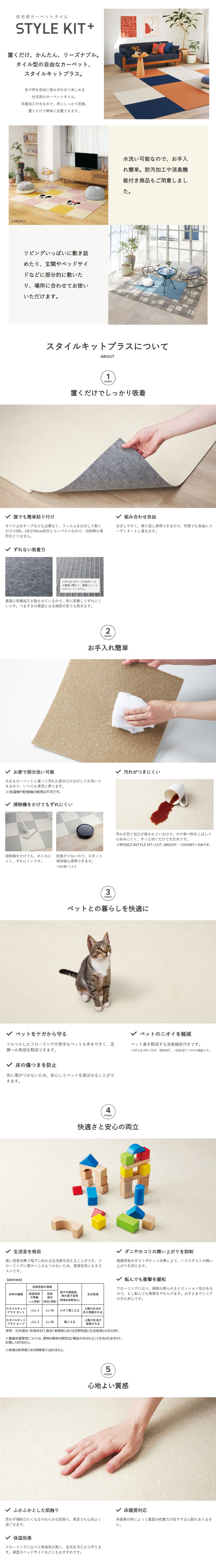 サンゲツ（SANGETSU） スタイルキット+ CUT カット タイプ 20枚以上で