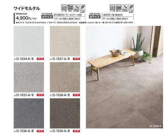 送料無料】サンゲツ フロアタイル FLOOR TILE 2021-2023 STONE 