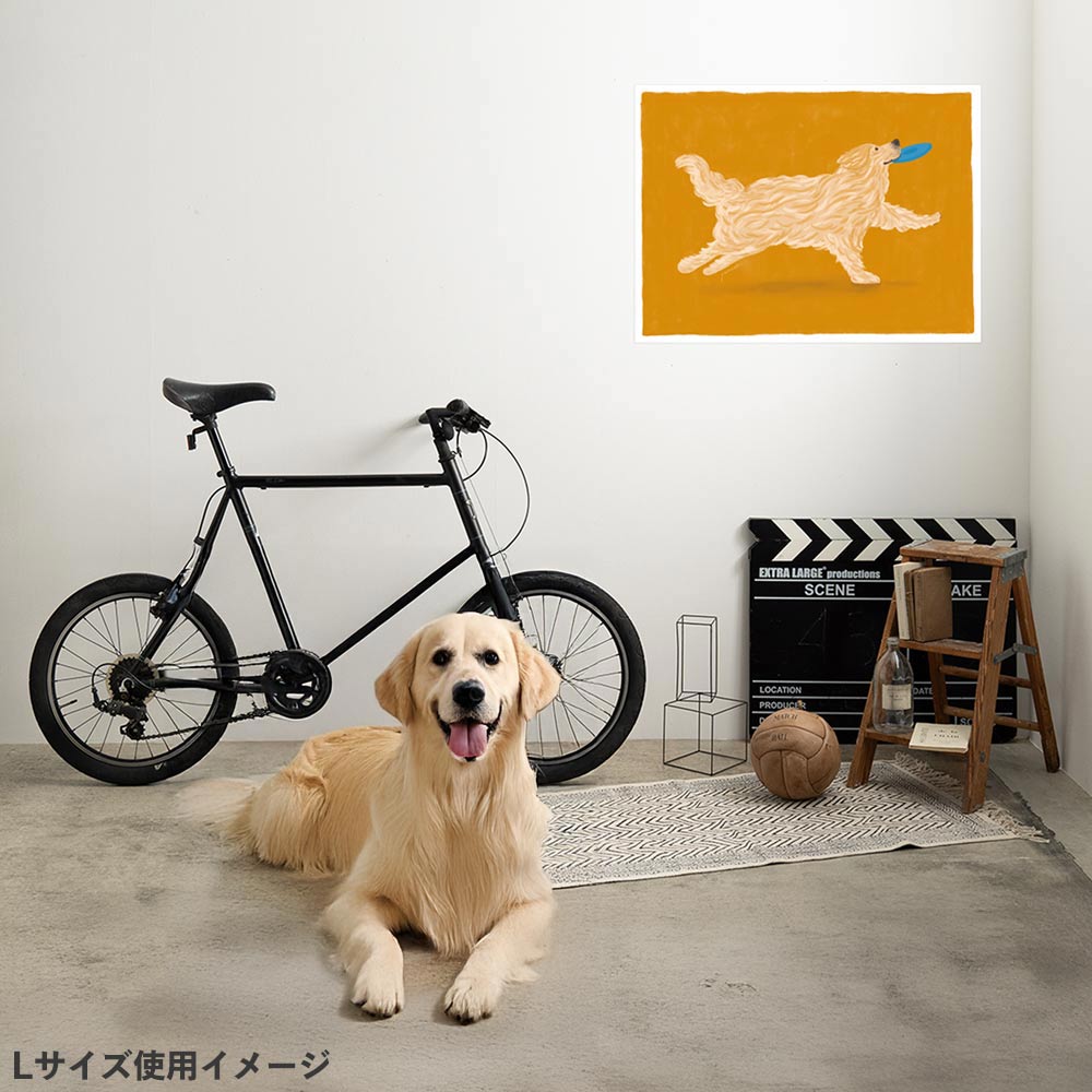 ポスター 犬 いぬ 特大 大きい アートポスタ...の詳細画像3