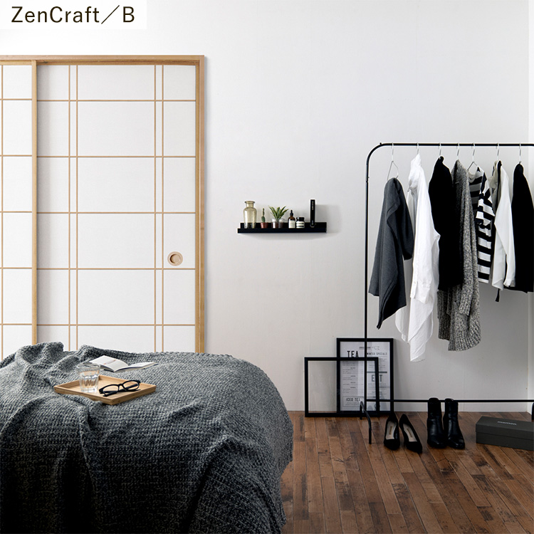 壁紙屋本舗 襖 リメイクシート のりなし ふすま紙 zencraft 障子 6柄