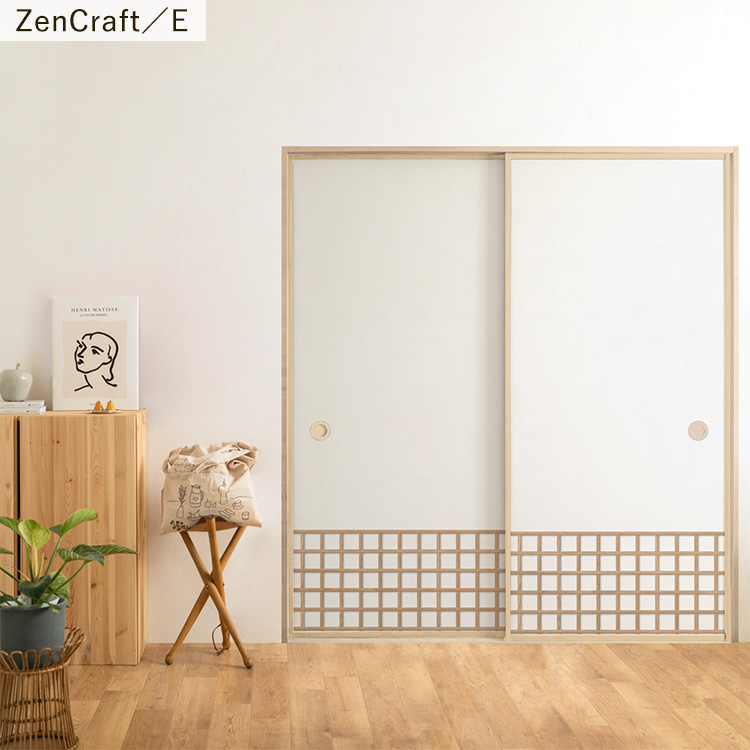 壁紙屋本舗 襖 リメイクシート シール zencraft 障子 6柄 100cm